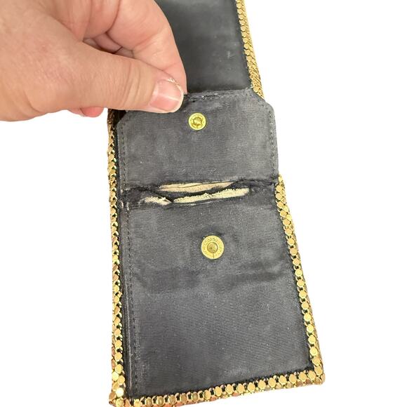 Vintage Y&S Original Gold Chainmail Mesh Purse & Wallet - Picture 5 of 10